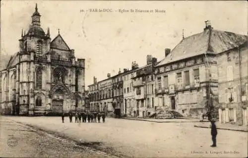 Ak Bar le Duc Meuse, Kirche St-Etienne und Museum