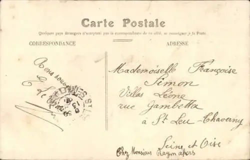 Ak Cosne Nièvre, die kleine Brücke