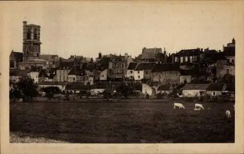 Ak Clamecy Nievre, Blick vom Boulevard de Brinon