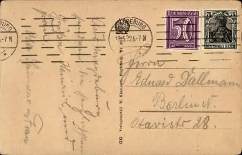 Ak Magdeburg an der Elbe, Rathaus, Johanniskirche