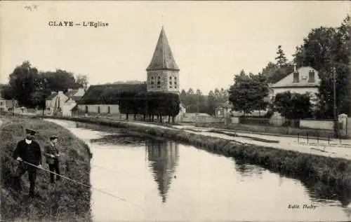 Ak Claye Seine et Marne, Kirche