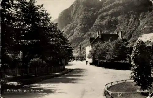 Ak Høyanger Norwegen, Straßenpartie