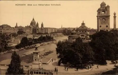 Ak München, Müllersches Volksbad