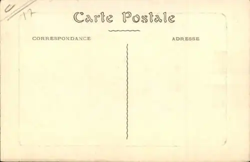 Ak Französisches Kriegsschiff, U-Boot, Hafen