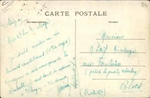 Ak Französisches Kriegsschiff, U-Boot Castor