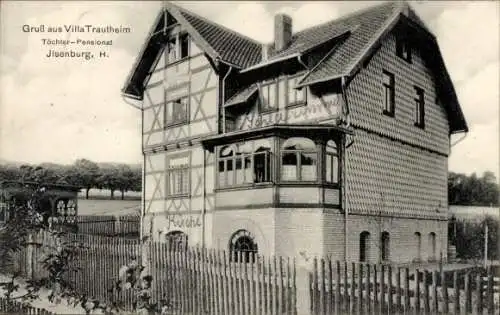 Ak Ilsenburg im Harz, Villa Trautheim, Töchter-Pensionat