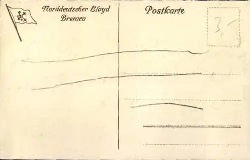 Ak New York City USA, Doppelschrauben Schnellpostdampfer Kronprinzessin Cecilie, Norddt. Lloyd