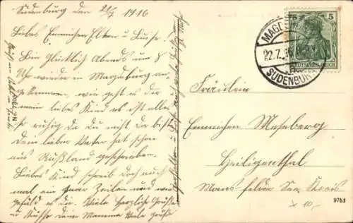 Ak Magdeburg, Johannisbergstraße, Geschäfte, Zahnatelier
