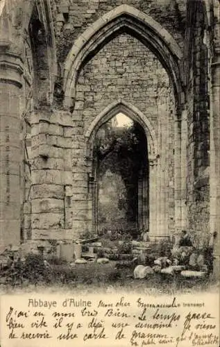 Ak Fontaine l’Évêque Wallonien Hennegau, Abbaye d'Aulne, Transept