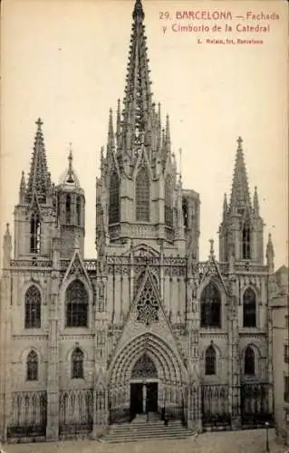 Ak Barcelona Katalonien Spanien, Kathedrale