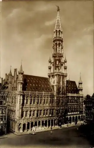 Ak Bruxelles Brüssel, Rathaus