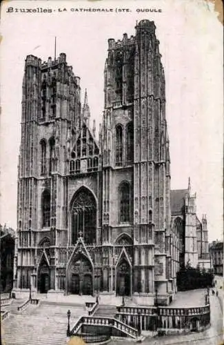 Ak Brüssel, Kathedrale Ste Gudule