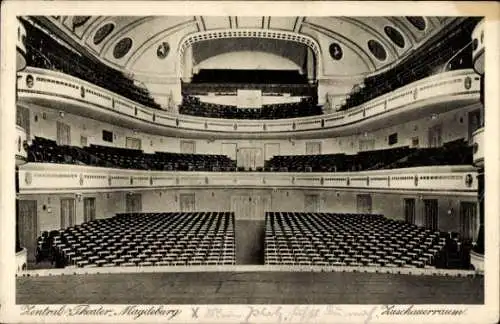 Ak Magdeburg an der Elbe, Zuschauerraum vom Zentral Theater