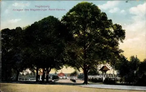 Ak Magdeburg an der Elbe, Anlagen des Magdeburger Renn Vereins