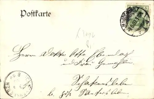 Ak Magdeburg an der Elbe, Königsbrücke