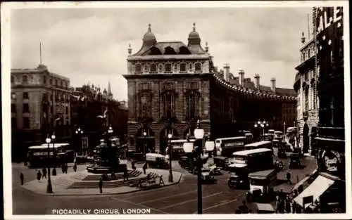 Ak London City England, Piccadilly Circus