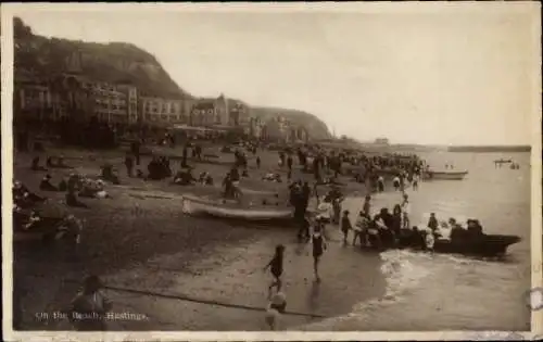 Ak Hastings East Sussex England, Strand