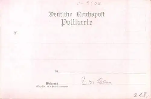 Ak Zwickau in Sachsen, Straßenpartie, Winterszene, Nachtwächter