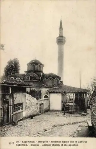 Ak Thessaloniki Griechenland, Moschee, Kirche der Zwölf Apostel