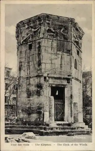 Ak Athen Griechenland, Turm der Winde