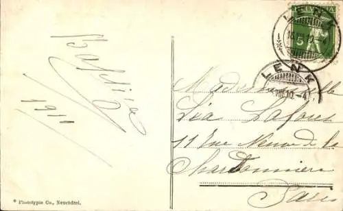 Ak Lenk Kt. Bern, Gesamtansicht, Wildstrubel