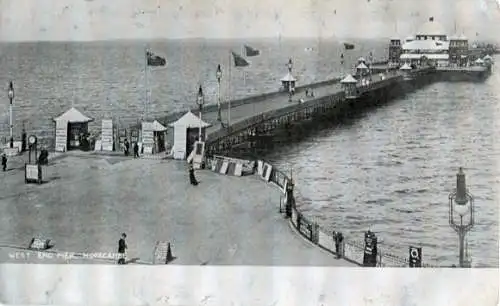 Metall Ak Morecambe Lancaster Lancashire England, West End Pier