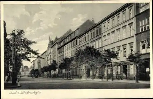 Ak Berlin Kreuzberg, Partie in der Lindenstraße, Lyzeum und Studienanstalt der Ursulinen