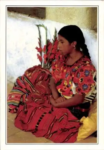 Ak Chichicastenango Guatemala, Quiché-Frau