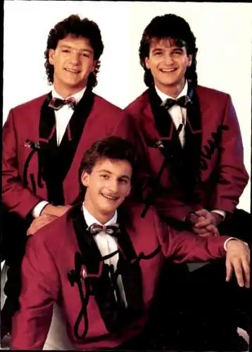 Ak Musikgruppe Chamer Buam, Gruppenbild, Autogramme