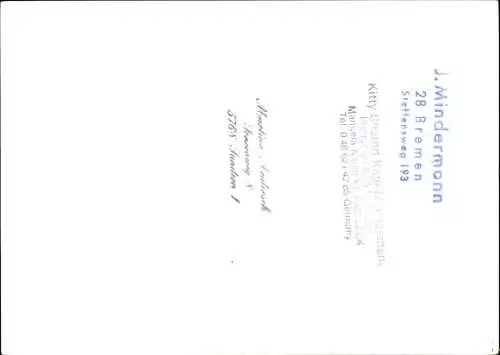 Ak Sänger Ricky Collins, Portrait, Autogramm