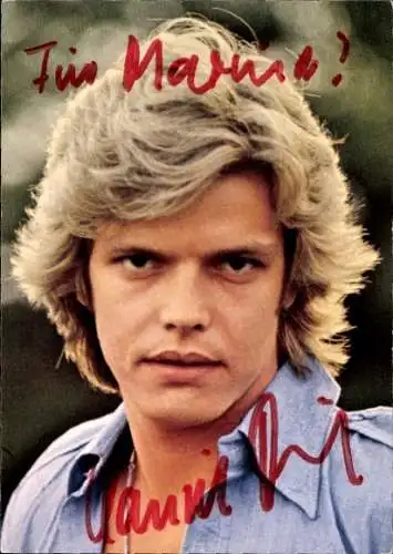 Ak Sänger Daniel David, Portrait, Autogramm