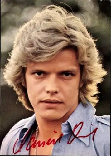 Ak Sänger Daniel David, Portrait, Autogramm