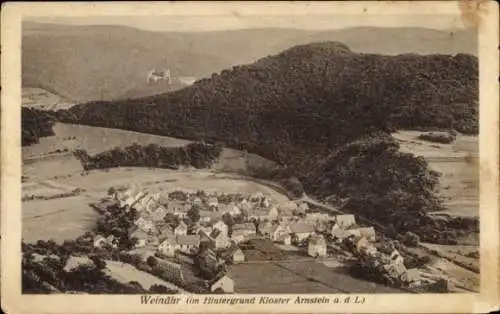 Ak Weinähr an der Lahn, Gesamtansicht, Kloster Arnstein