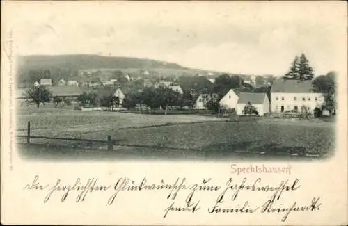 Ak Spechtshausen Hartha Hintergersdorf Tharandt im Erzgebirge, Gesamtansicht