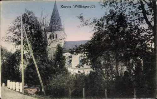 Ak Wülfingerode Sollstedt Thüringen, Kirche