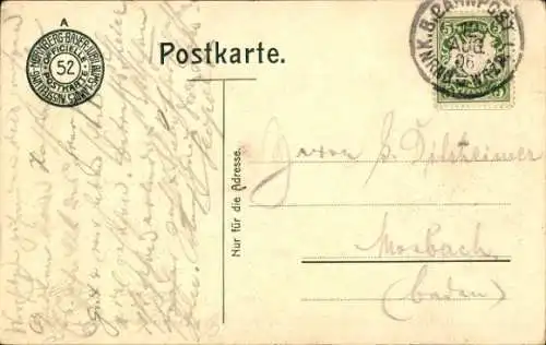 Ak Nürnberg, Bayerische Jubiläums Landesausstellung 1906, Waldlerhütte