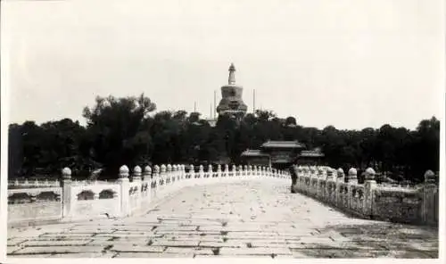 Foto Peking Peking China, Winterpalast, Brücke, Dagoba