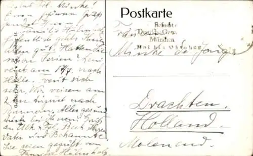 Künstler Ak Löther, C., Hamburg, Internationale Rosenschau 1922