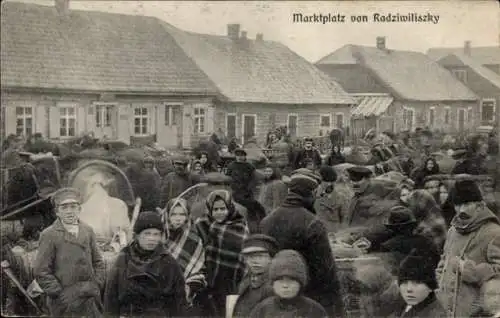 Ak Radziwiliszky Radwilischken Radviliškis Litauen, Marktplatz