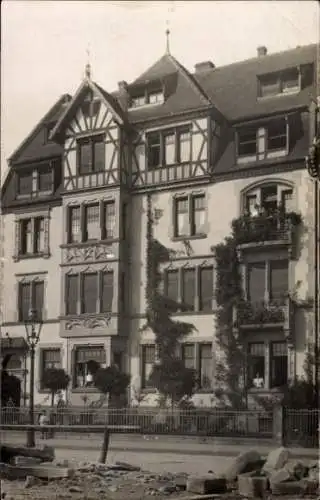 Foto Ak St. Johann Saarbrücken im Saarland, Partie an einer Villa