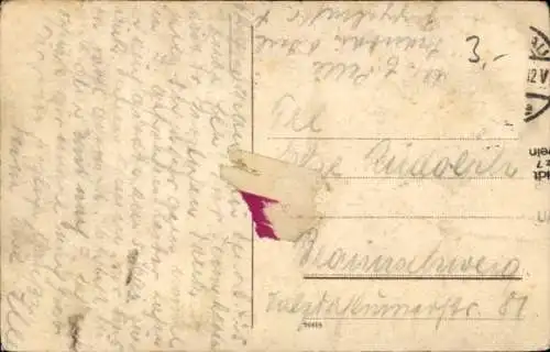 Ak Berlin Tiergarten, Bismarckdenkmal, Straßenbahn