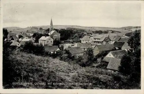 Ak Güntersberge Harzgerode am Harz, Kurhaus Handwerkerheim