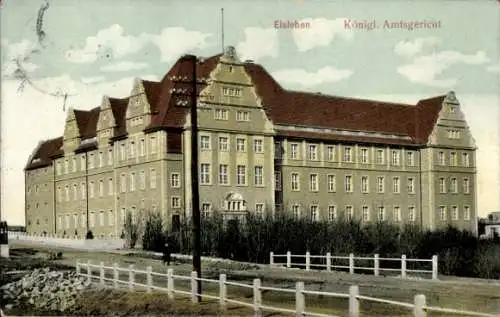 Ak Lutherstadt Eisleben, königliches Amtsgericht