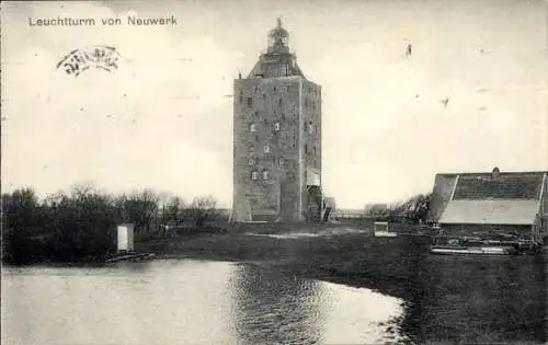 Ak Insel Neuwerk, Leuchtturm