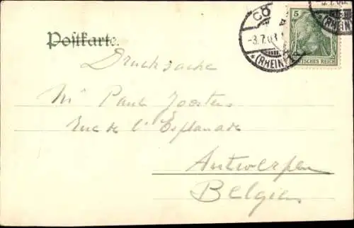 Ak Köln am Rhein, Dom, Südportal