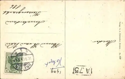 Ak Hansestadt Bremen, Ratscafe