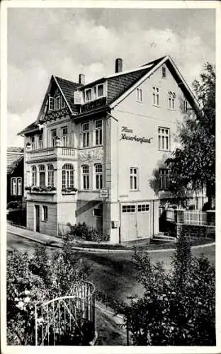 Ak Vlotho an der Weser, Pension Weserbergland