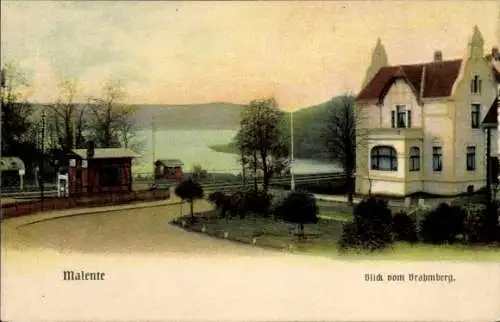 Ak Malente in Ostholstein, Blick vom Brahmberg, Villa