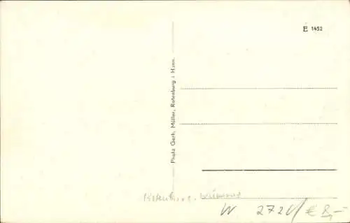 Ak Rotenburg in Hannover Rotenburg an der Wümme, Goethestraße