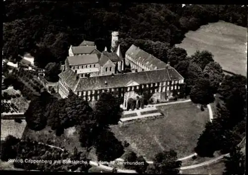 Ak Cappenberg Selm im Münsterland, Schloss Cappenberg, Fliegeraufnahme